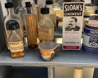 Vintage Drug Store Bottles And More