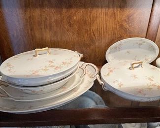 Large set of Theodore Haviland Limoges, see next picture as well