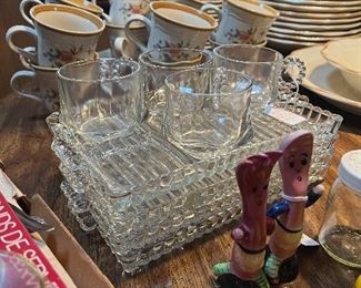 Cute 8 piece luncheon plates and cups