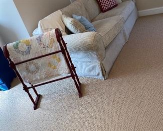 Clean corduroy style couches