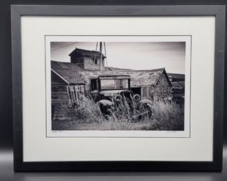 "Bakken Ghost 8" Black + White Photograph by Dan
Strober, Signed