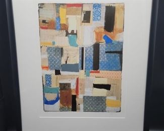 Lithograph 9/450 signed Brad Ellis. Collage #2.