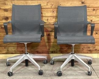 (2) Herman Miller Setu Side / Office Chairs