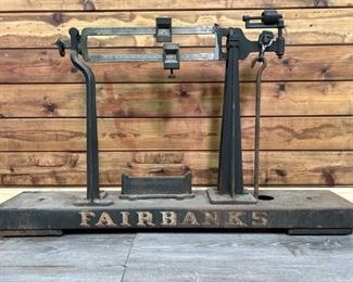 Large Antique Fairbanks Scale