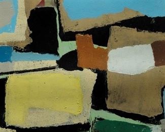 Paint on Paper Abstract Landscape