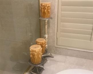 candles and holders