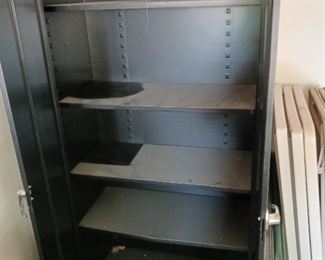 Aluminum/steel cabinet.