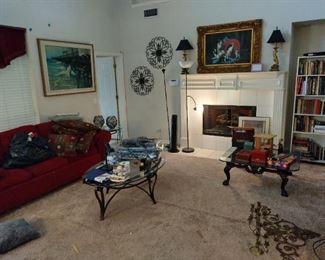 Living room furniture lamps