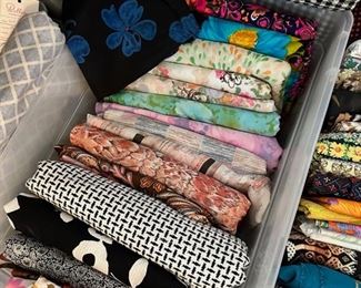 Fabric! Some vintage. 