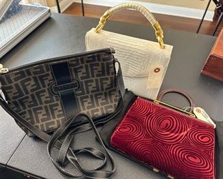 Vintage Fendi & Judith Leiber Handbags