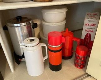 Electric coffee URN and thermos options