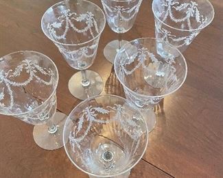 Fostoria glasses - set of 6