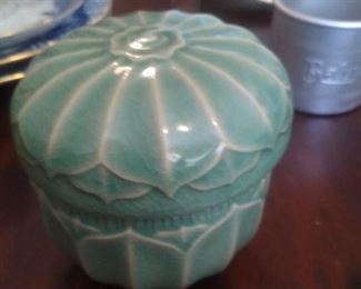 Porcelain Tea Caddy Pot Cup