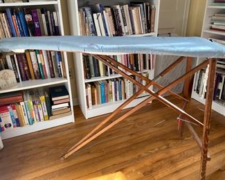 Vintage wooden ironing board 