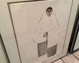 R.C. Gorman Lithograph, 1977