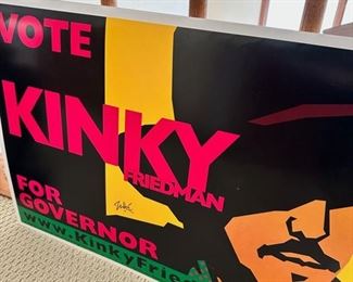 Kinky Friedman Poster