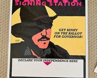 Kinky Friedman Poster