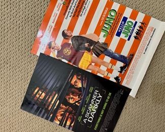 A Scanner Darkly and Juno posters