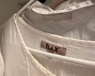 Flax shirts, tops and dress