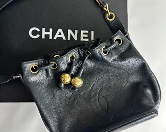 Vintage Chanel bucket purse 