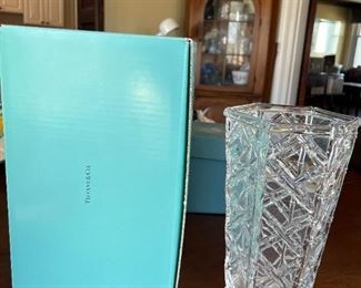 Tiffany & Co. Tall Vase w/Box,