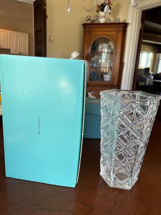 Tiffany & Co. Tall Vase w/Box,