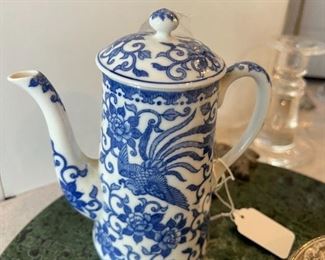 Blue & White Tea Pot