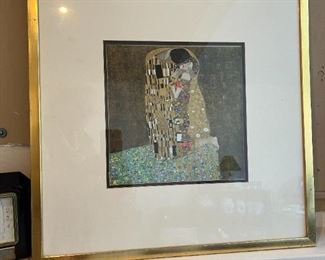 "The Kiss" Framed Print