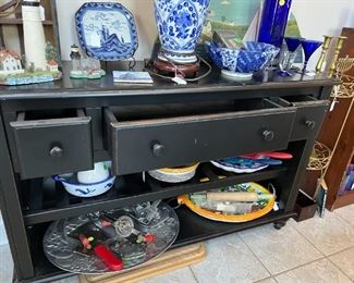 Black Sofa Table