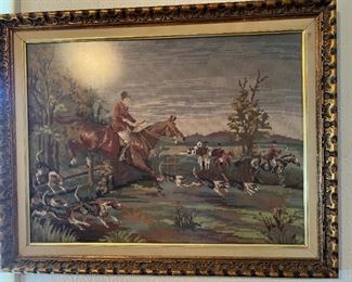 Fox Hunt Needle Point