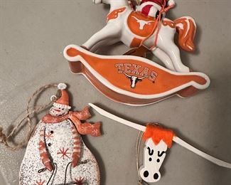 Texas Longhorns Christmas Ornaments