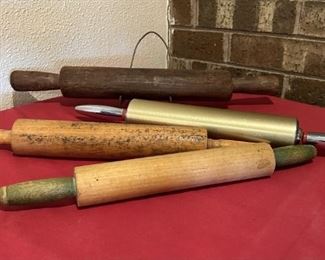 (4) Antique & Vintage Rolling Pins