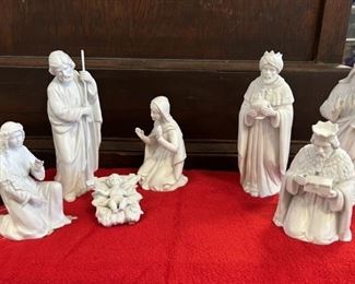 Vtg. Homco Bisque Nativity Scene, Made in Japan