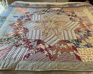 Vintage Hand Crafted Quilt