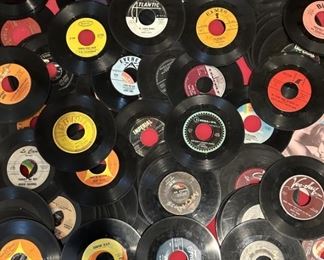 Large Lot of 45's / Vinyl Records