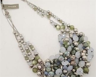 11c - Chicos blue rhinestone necklace
