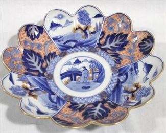 13 - Oriental porcelain 10.5" platter
