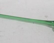 29 - Blown glass red flower - 19.5" long
