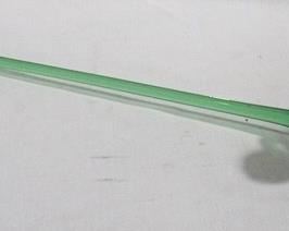 31 - Blown glass green flower - 19.5" long

