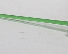 32 - Blown glass yellow flower - 19.5" long
