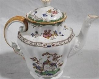 34 - Spode porcelain "Eden" teapot - 7 x 8
