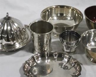 80 - Assorted silver plate items
