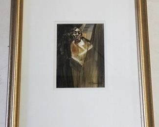 117 - Acrylic painting by Karen Bowden 14.5 x 12
