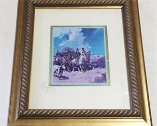 118 - Framed print #65/100 - 20 x 16.5
