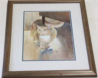 120 - Framed print - 23 x 19
