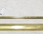 132 - Brass fireplace fender - 6 x 47 x 9
