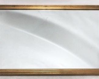 135 - Gold frame wall mirror - 23 x 35
