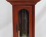 181 - Grandfather clock w/ moon dial face 76 x 22 x 13

