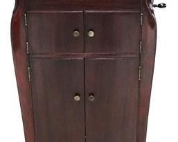 270 - Vintage Victor floor model victrola lift top, with handle 43 x 23 x 19
