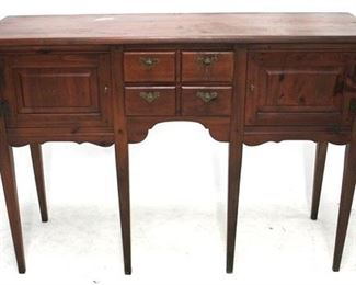 273 - Link-Taylor tapered leg huntboard 40 x 59 x 19 has spot on top
